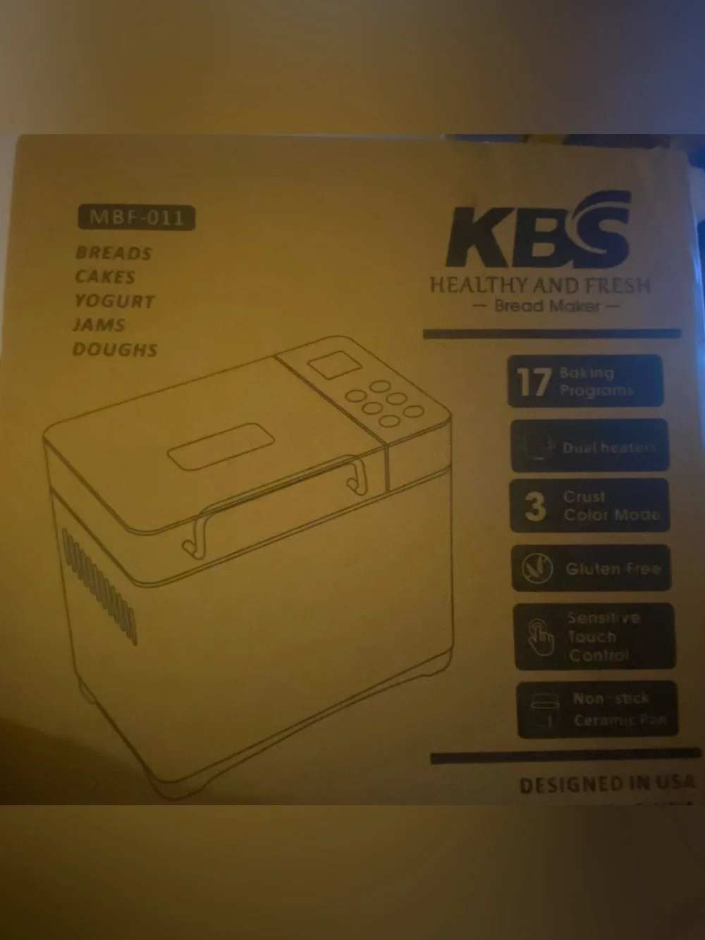 Unopened KBS 17-1 bread maker